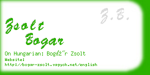 zsolt bogar business card